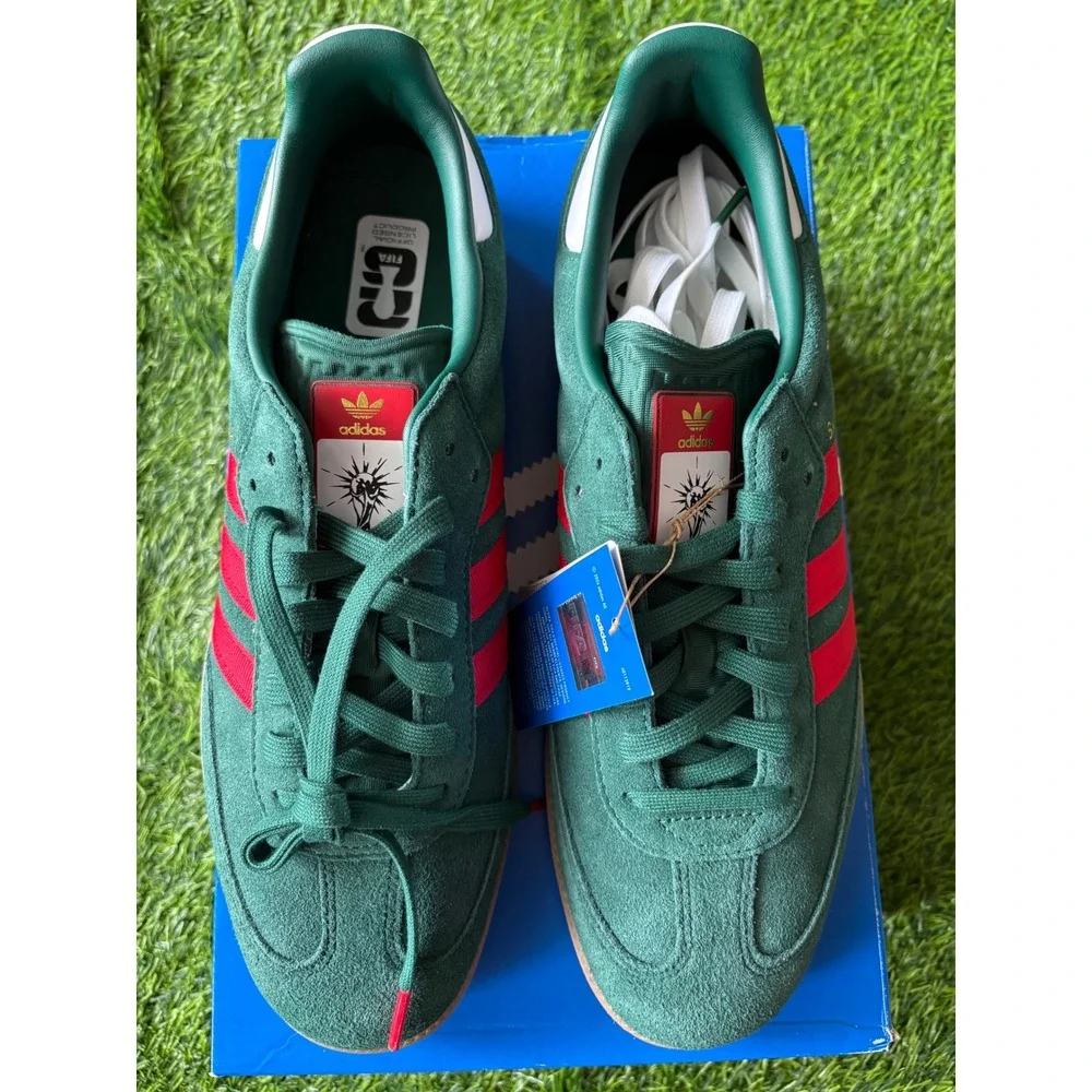 Adidas Samba OG Mexico Dark Green Scarlet Gum IH6829 Mens Size 12 Sneaker